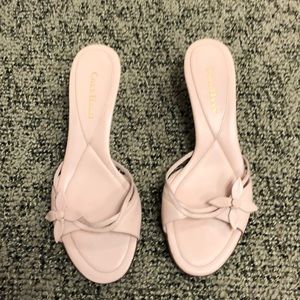 Cole Haan light pink kitten heels size 7B